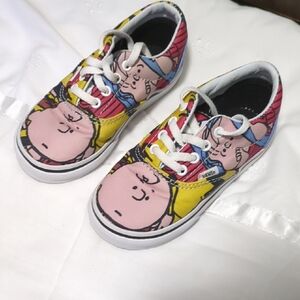 Peanuts gang Vans sneakers, toddler size 8